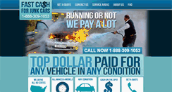 Desktop Screenshot of fastcashforjunkcars.com